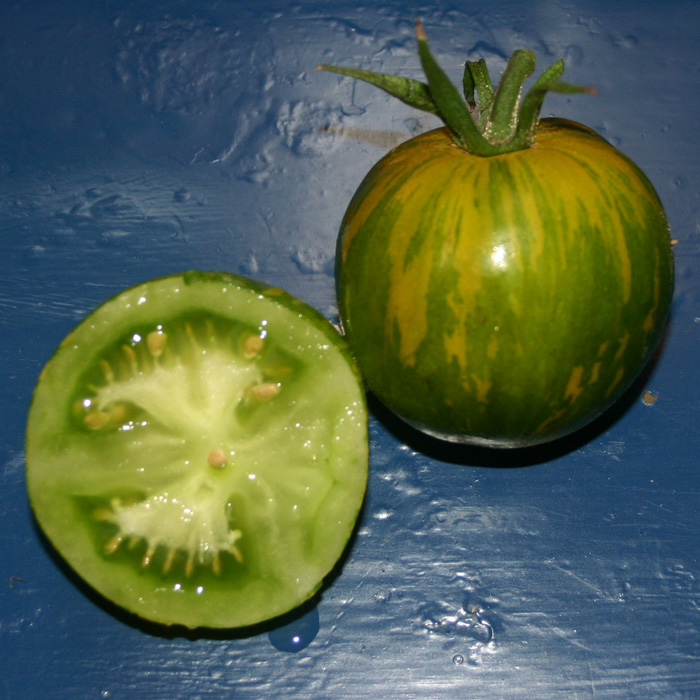 Salattomate Green Zebra Salattomate Green Zebra