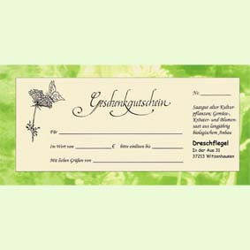Geschenkgutscheine Geschenkgutscheine